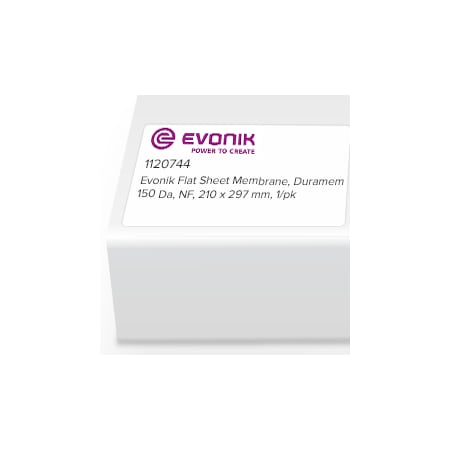 Sterlitech Evonik Flat Sheet Membrane, Duramem 150 Da, NF, 210 x 297mm, 1/pk Duramem 150